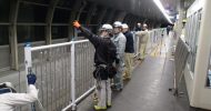 大阪モノレール千里中央駅可動式ホーム柵整備等設置工事